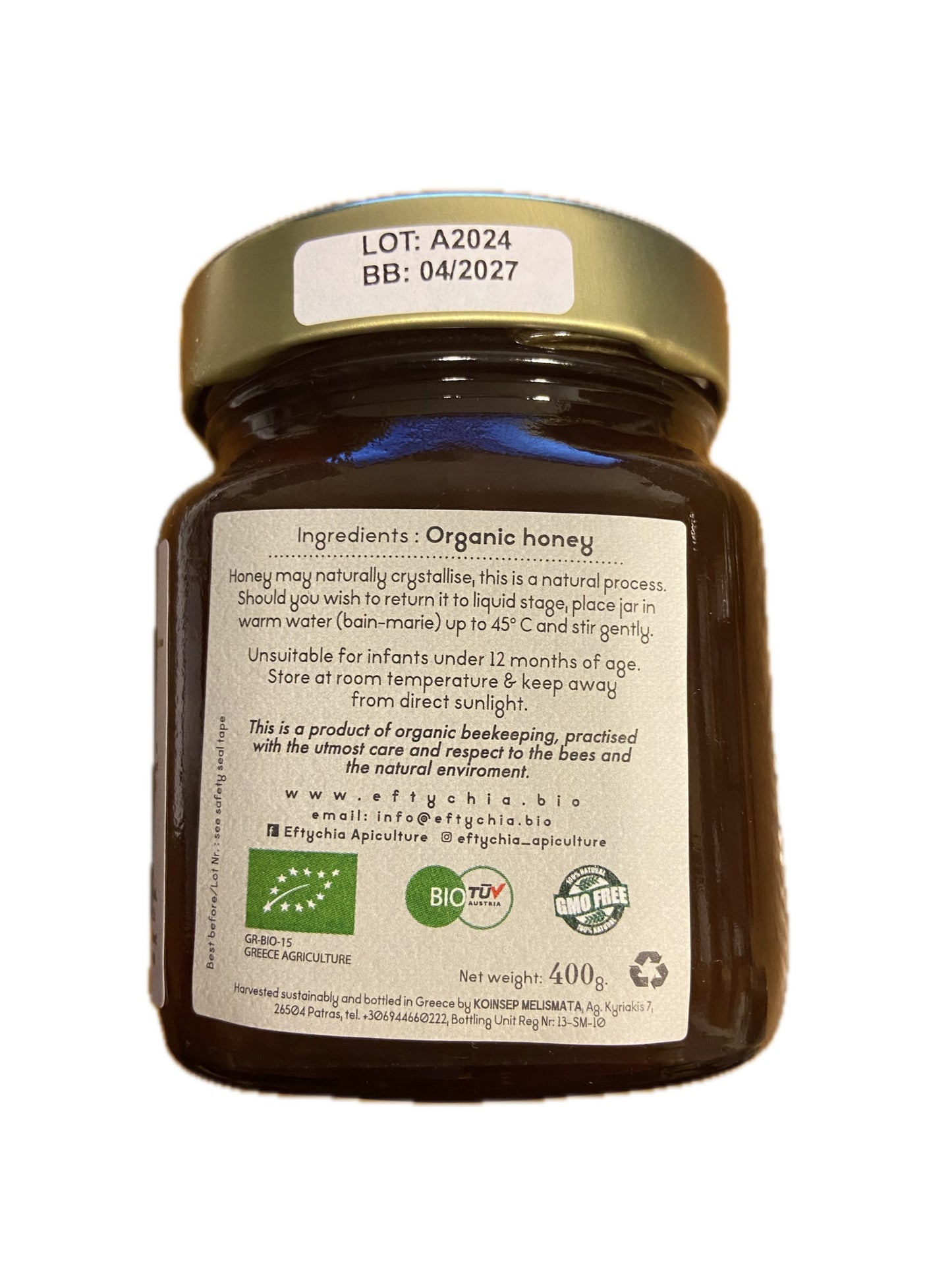 Ekologisk Honung från Tall & Lind & Kastanjeblommor 400g