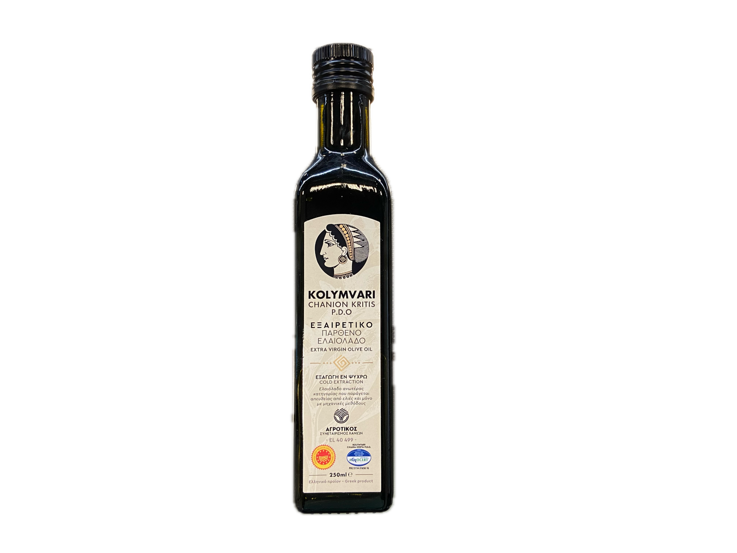 Jordbrukskooperativ av Chania Extra Virgin Olivolja Kolymvari 250ml
