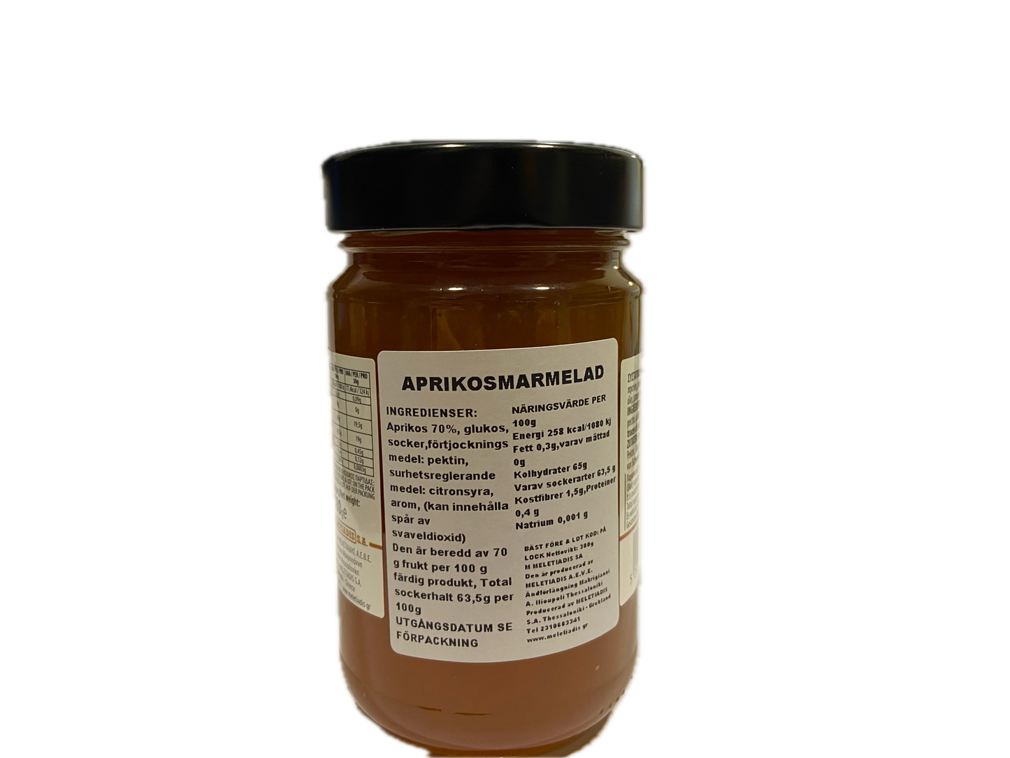 Aprikosmarmelad 380g