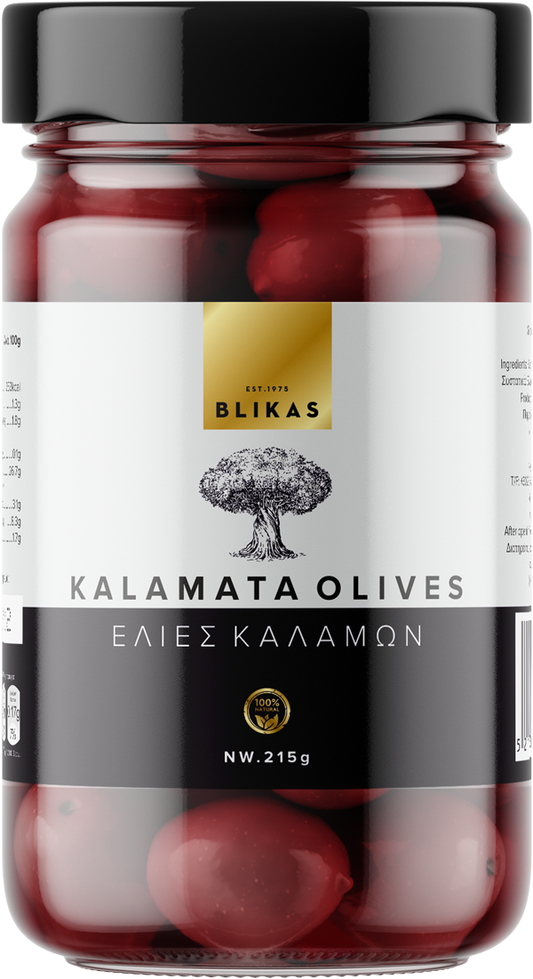 Kalamata oliver med kärna 215g