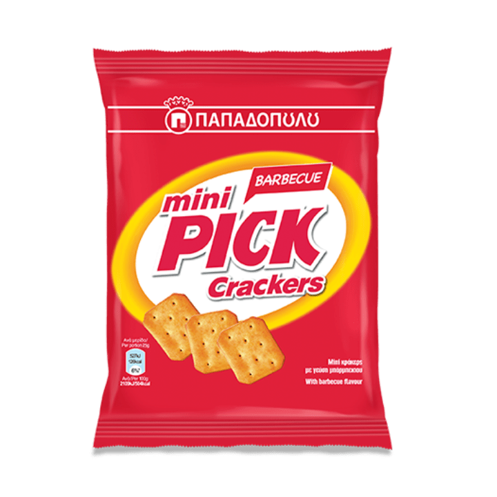 Mini pick crackers barbecue 200g