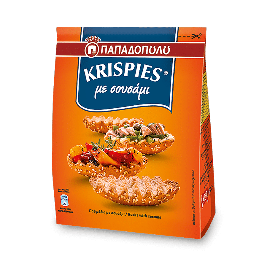 Krispies med sesamfrön 200g