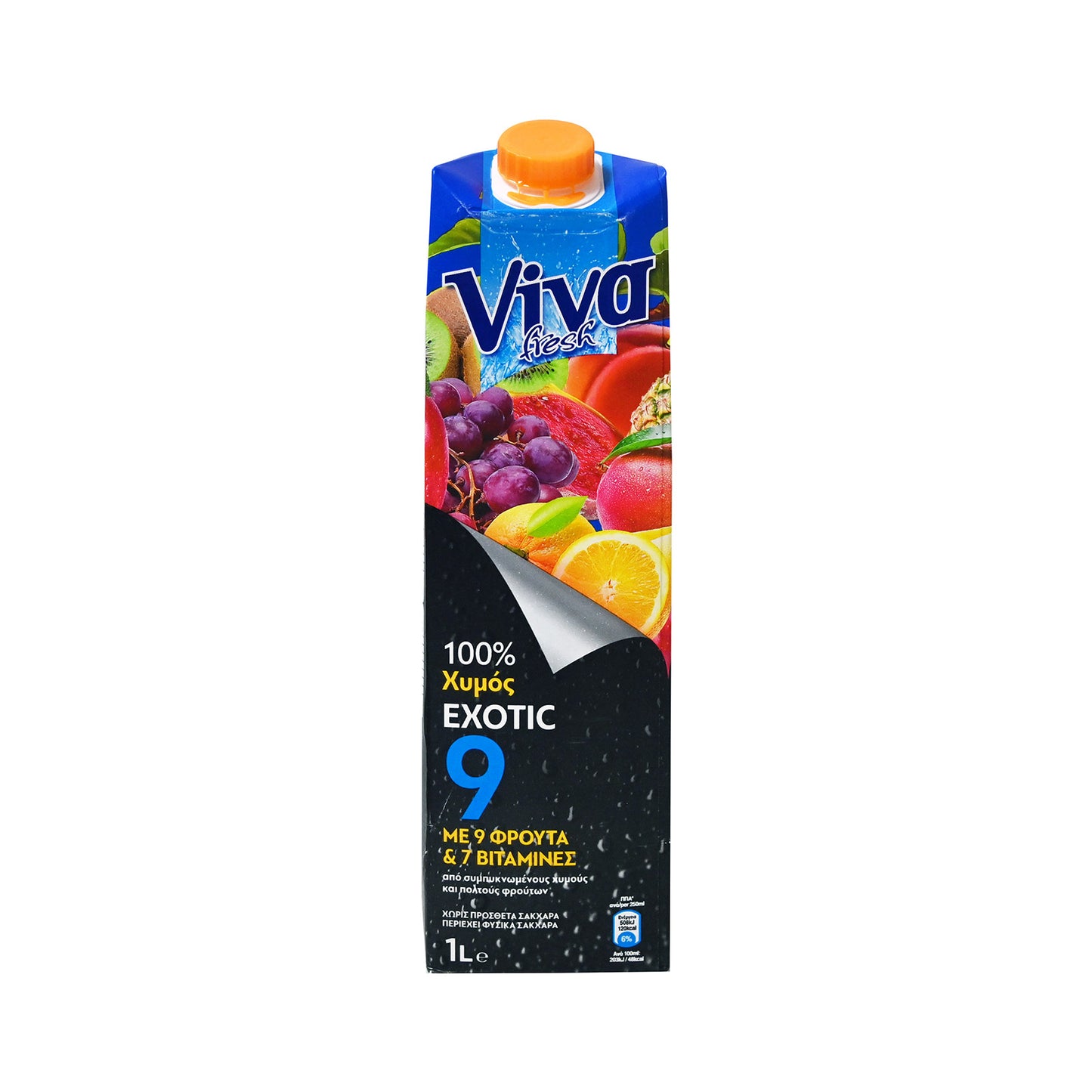 Juice Exotic med 9 frukter 1lte